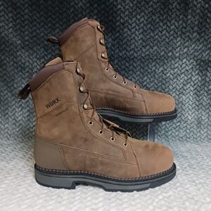 Worx By Red Wings AXIL Men's Boots Waterproof CSA Safety Toe Work Size 10.5W2